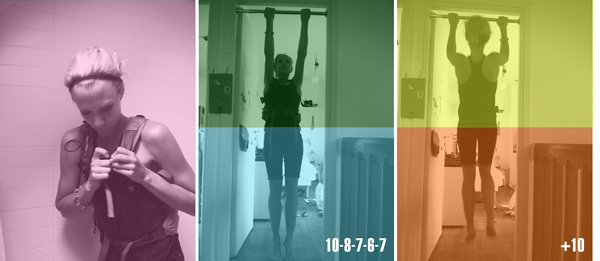 Söndagschin-ups och pull-ups